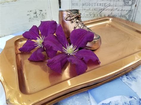 Three Mid-century West Bend Copper Trays. This Trio of Vintage - Etsy | Copper tray, Tray, West bend