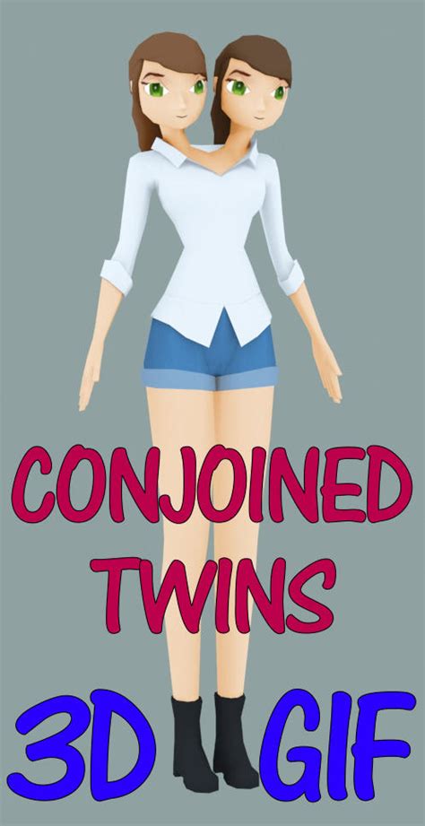 Conjoined Twins 3D - (two headed girl) TEXTURED by fgg22 on DeviantArt