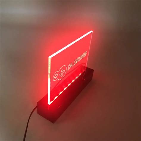 Tabletop Custom Design 12v Led Plugged Battery Operated Exit Light Sign ...