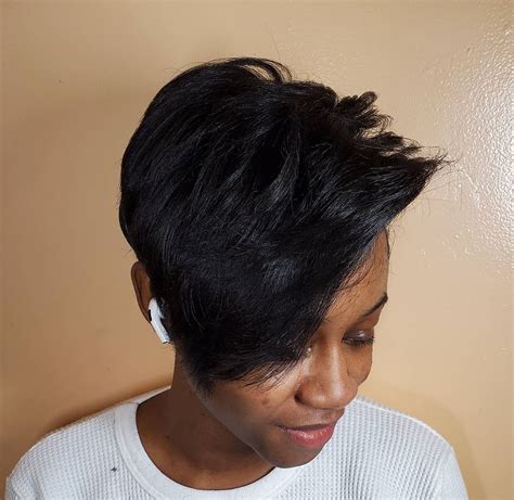 Pixie Cut Black Hair