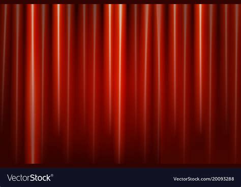 Red theater curtain Royalty Free Vector Image - VectorStock