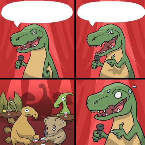 bad joke trex Blank Template - Imgflip