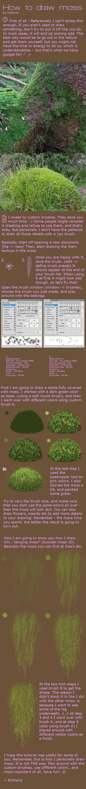 Great How To Draw Moss Learn more here | howtodrawface1