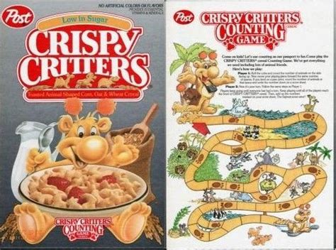 Crispy Critters: Crispy Critters Counting Game | Cereal, Pops cereal box, Cereals images