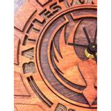Battlestar Galactica Laser Cut Stained Wood Clock – CCHobbyFun