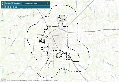 Online Map In Separate Window | Decatur, TX - Official Website