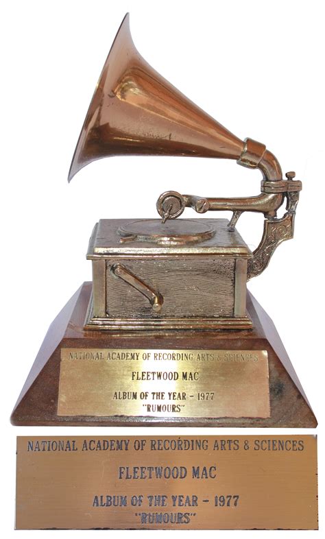 Lot Detail - Fleetwood Mac Grammy Award for ''Album of the Year'' in ...