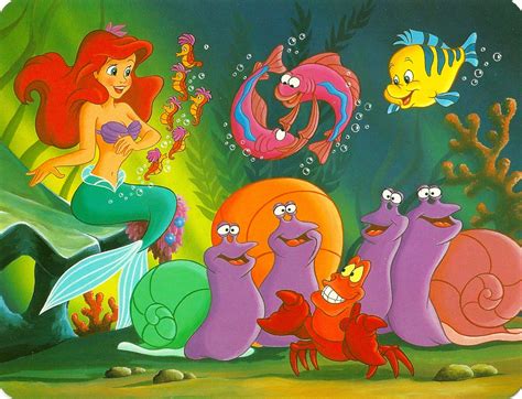 My Favorite Disney Postcards: The Little Mermaid, Under The Sea