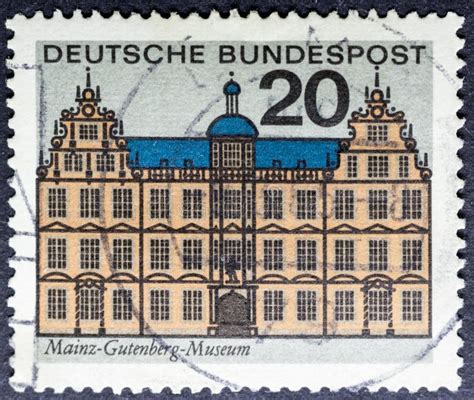 The Gutenberg Museum in the Old Part of Mainz, Germany Editorial ...