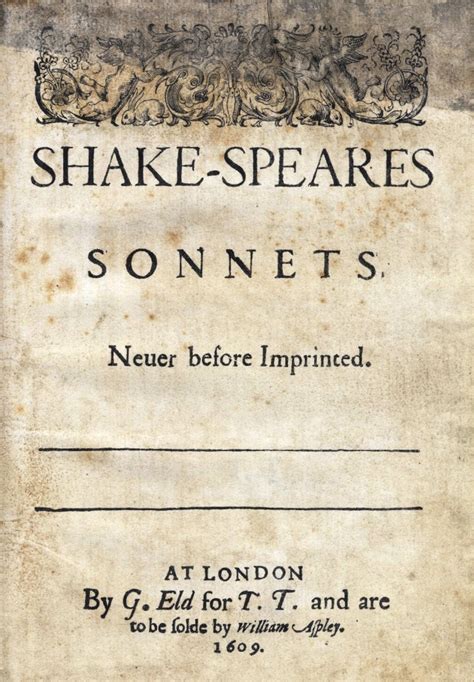 DIARIO DE A BORDO: Shakespeare • Sonetos 1-10