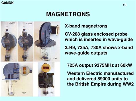 PPT - MAGNETRONS The Evolution & Operation of Chuck Hobson BA, BSc(hons ...