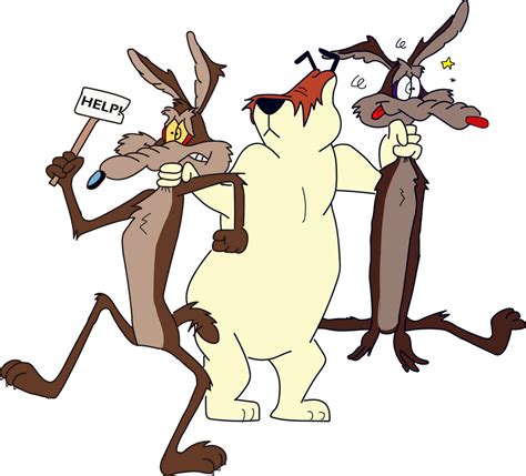 Wile E Coyote, Sam Sheepdog and Ralph Wolf by Cart00nman95 on DeviantArt