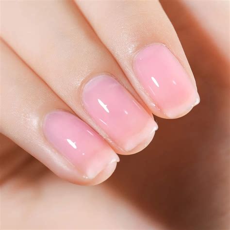 Gel Nail Polish Set - 6 Colors - Nude, Sheer, Milky Pink From Fzanest