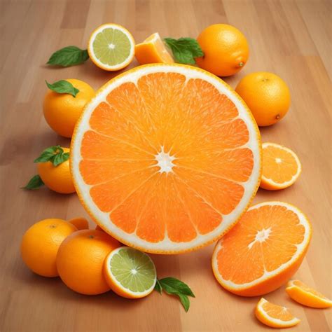 Premium AI Image | Vitamin C Orange Image