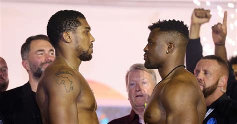 Anthony Joshua vs. Francis Ngannou: Fight Odds, Live Stream, Predictions | News, Scores ...