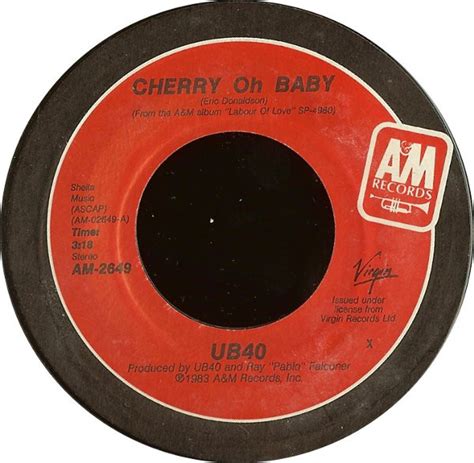 UB40 – Cherry Oh Baby (1986, Vinyl) - Discogs