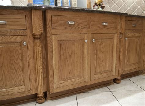 Solid oak cabinets with inset doors | Oak cabinets, Custom built homes ...