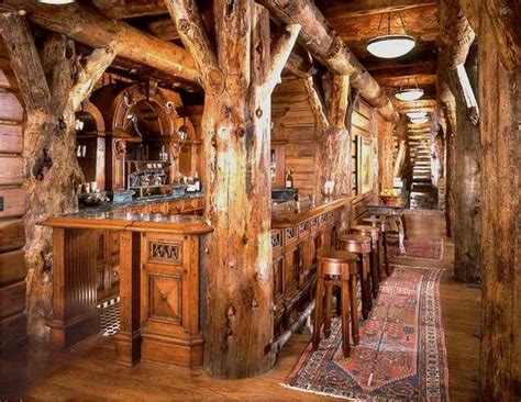 log cabin bar ideas - Teisha Kozlowski