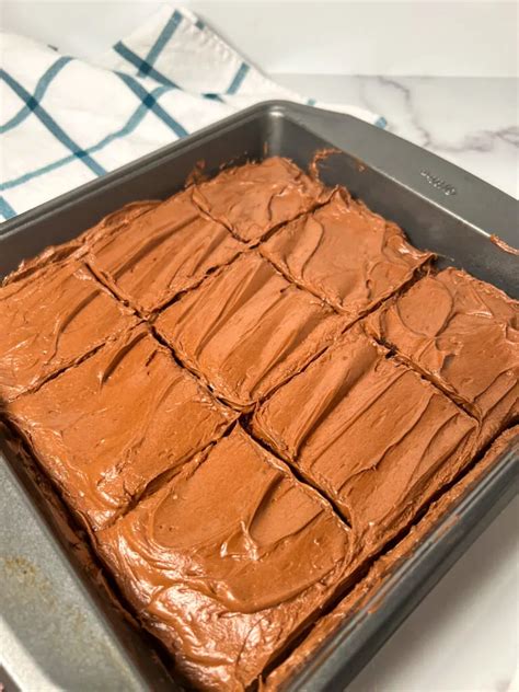 Easy And Creamy Chocolate Frosting For Brownies - Back To My Southern Roots