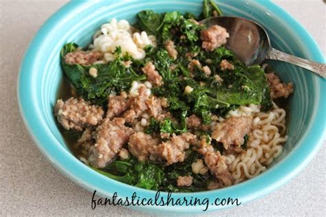 Fantastical Sharing of Recipes: Spicy Pork & Kale Soup