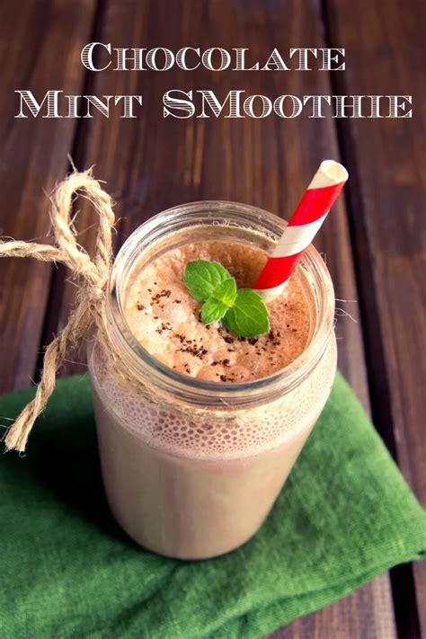 Chocolate Mint Smoothie - All Nutribullet Recipes