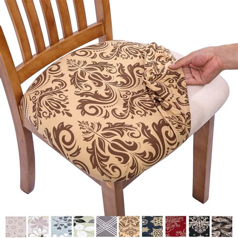 Dining Room Chair Protectors Stretch Dining Room Chair Seat Covers With ...