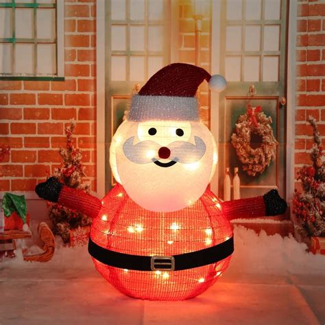 Feltree Light Strip Christmas Decorations Santa Claus with 40 White LED ...