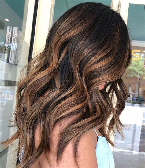 mocha hair color with caramel highlights - Alaine Sprague