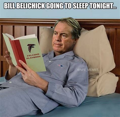 Bill Belichick with the Falcons playbook meme Nfl Memes, Football Memes ...