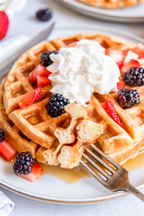 Belgian Waffles Recipe - The Cookie Rookie®