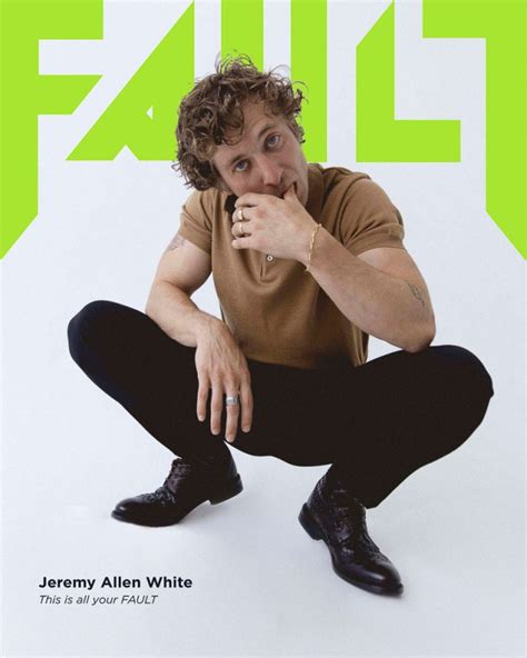 Jeremy Allen White FAULT Cover Shoot + Interview - FAULT Magazine