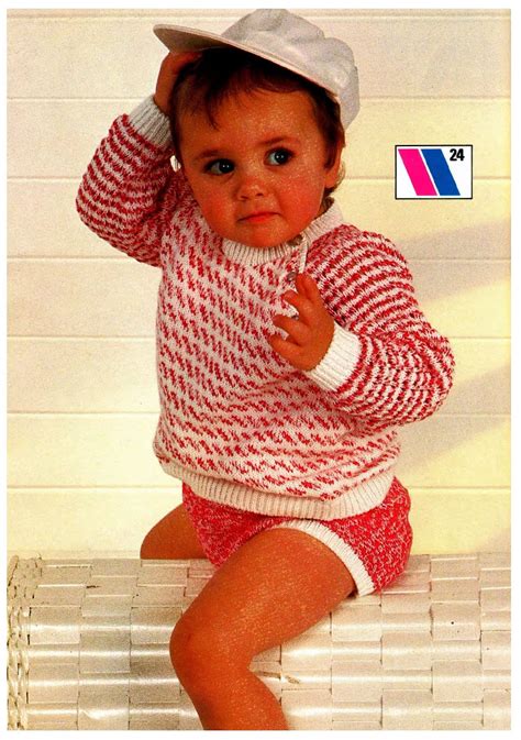 Vintage Brother knitting machine pattern. Baby Sunsuit and | Etsy in ...