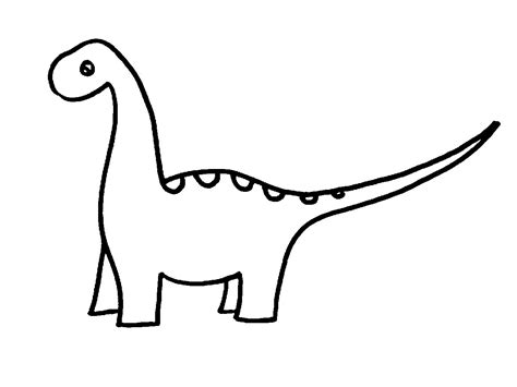 Dinosaur Clipart Black And White | Free download on ClipArtMag