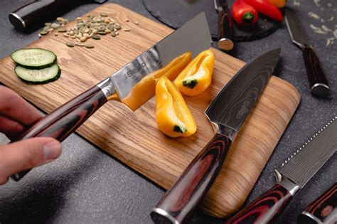 SEIDO™ Japanese Chef Knife Set, 5-Piece Culinary Kitchen Knives ...