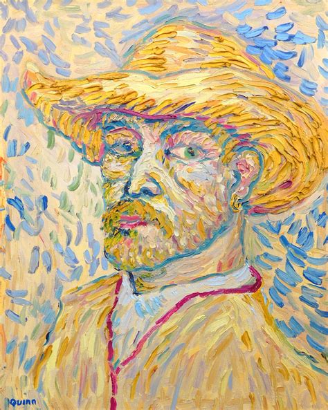 Self Portrait in the Classic Van Gogh Style. Oil on canvas. See more at ...