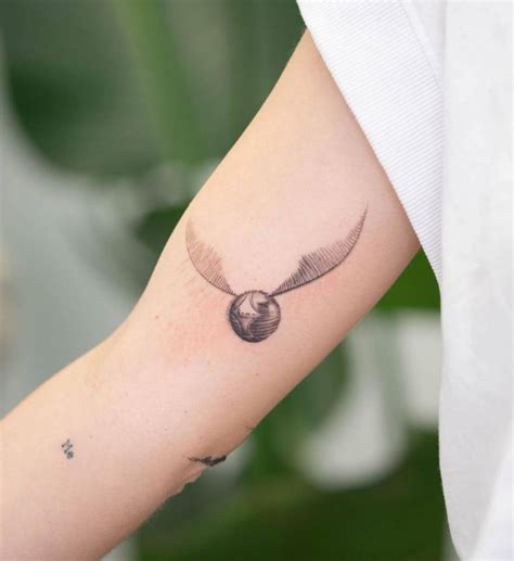 Golden Snitch Tattoo Design