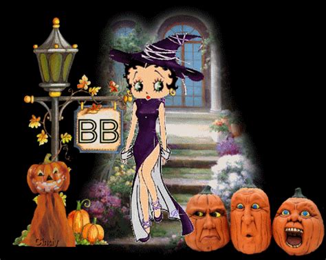 Betty Boop Halloween Cards