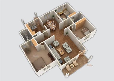 3 Bedroom Floor Plans For Small Houses - floorplans.click