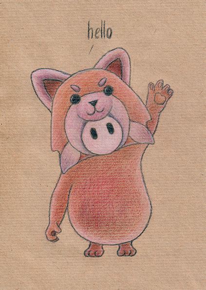 Fall Guys :: Red Panda by LunariaTenebris on DeviantArt