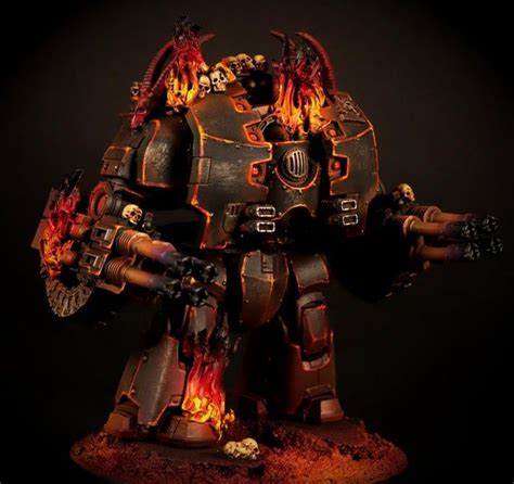 Legion of the Damned Leviathan Dreadnought : Warhammer40k in 2021 | Warhammer 40k miniatures ...