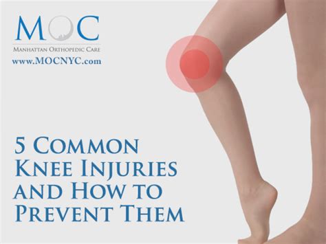 5 Common Knee Injuries and How to Prevent Them