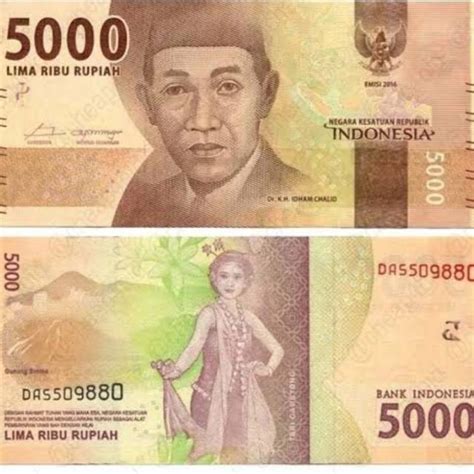 Gambar Uang Kertas 5000 Rupiah – pulp