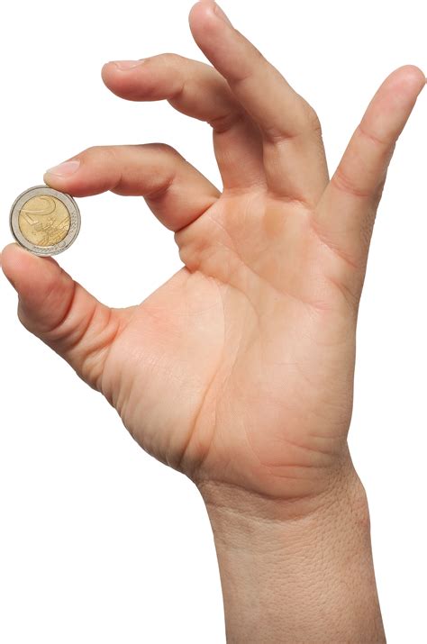 Money in hand PNG image