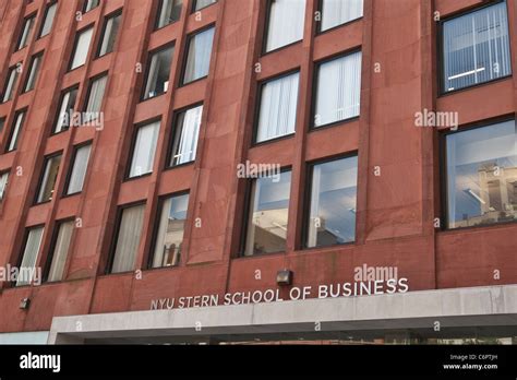 NYU Stern school of business of the New York University is pictured in ...