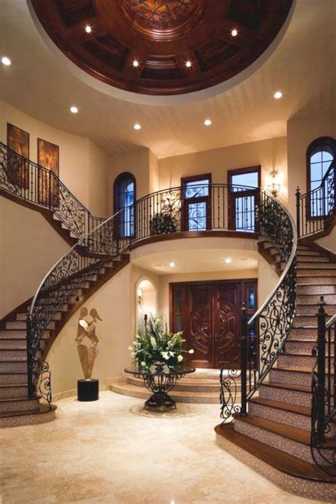 44++ Luxury house plans with double staircase ideas