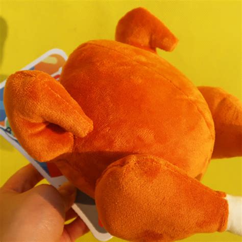 Happy Fast Food Roasted Chicken Plush Chew Toy