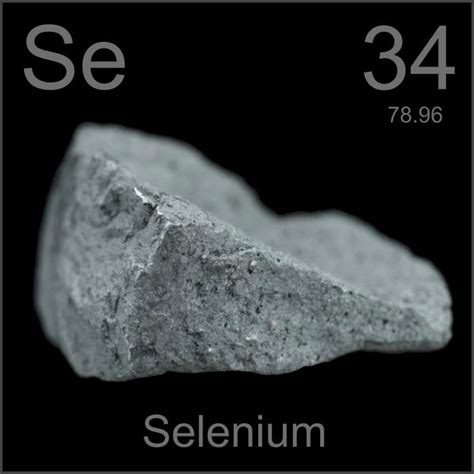 Poster sample, a sample of the element Selenium in the Periodic Table