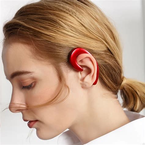 Bone Conduction Bluetooth Headset Wireless Earphone with Microphone ...