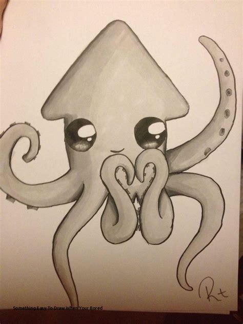 Something Easy to Draw when Your Bored ... | Bff drawings, Octopus ...