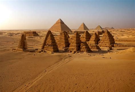 Cairo pyramids with text | AI-generated image